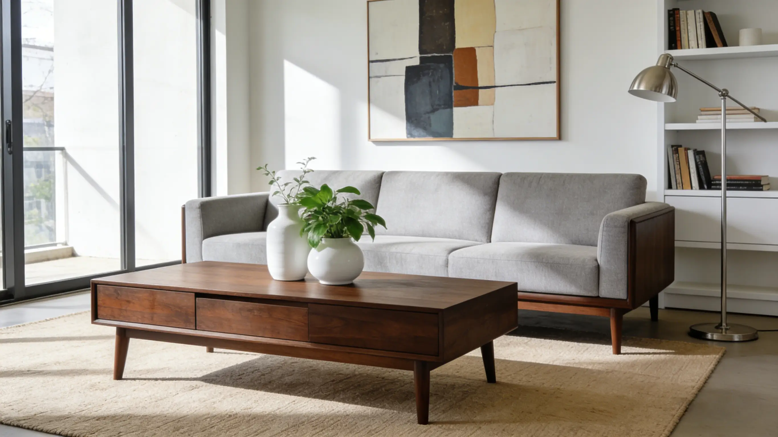 Modern Minimalist Living Room Design after